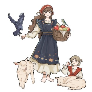 立ち絵イラスト　キャラクターデザイン