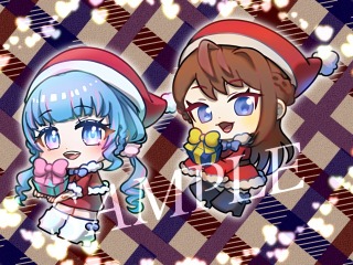 ご依頼サンプル クリスマスミニキャラ