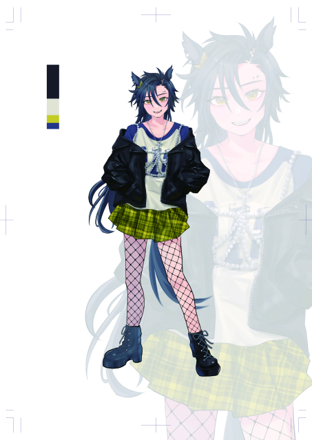 二次創作　立ち絵