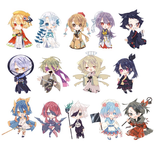 ディフォルメ絵柄サンプル