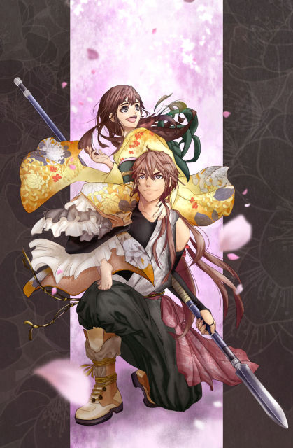 年賀イラスト　1枚絵