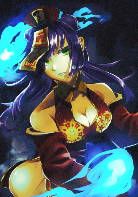 頭から腰あたりのイラスト