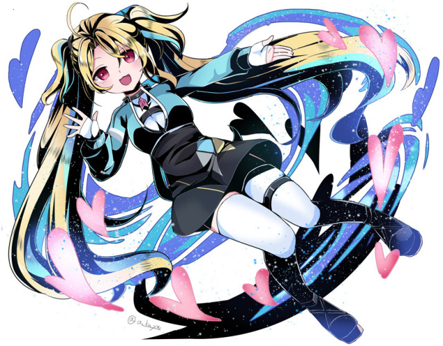 ディ〇ゲ風イラスト