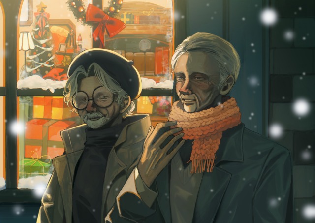 おじいちゃんのイラスト