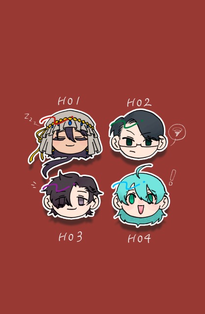 自探索の小さいキャライラスト