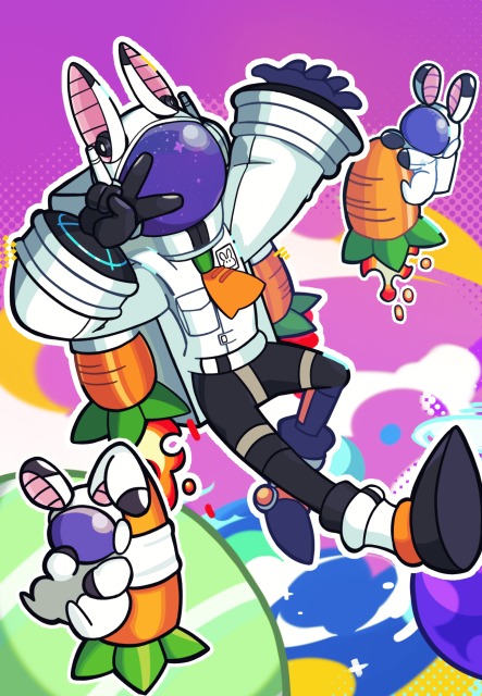 うさぎ&times;宇宙飛行士