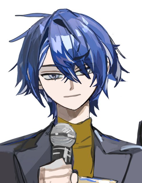 男性の顔イラスト