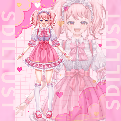 🧡等身・一枚絵イラスト🧡 サンプル