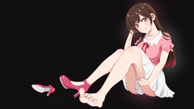 壁紙用イラスト（単色背景）