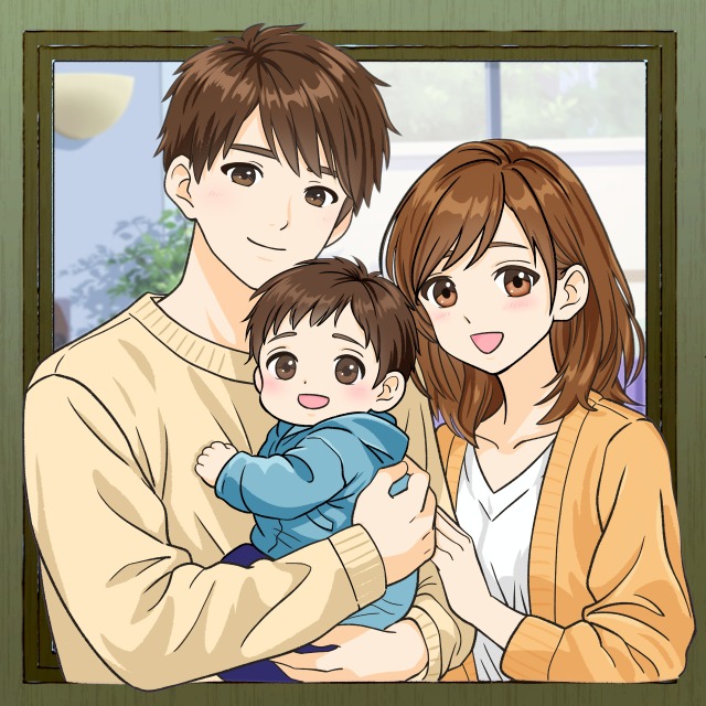 優しい時間の似顔絵