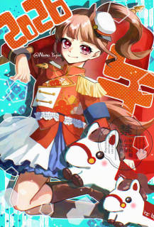 一枚絵サンプル/OC/全身