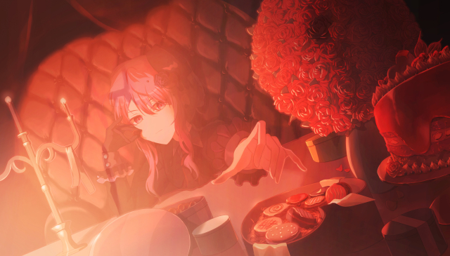 暗い色調のイラスト