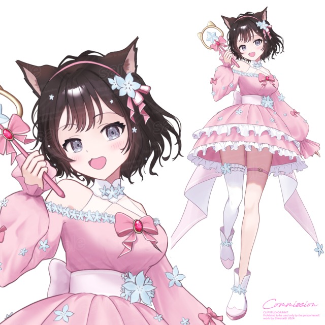 個人依頼 全身立ち絵