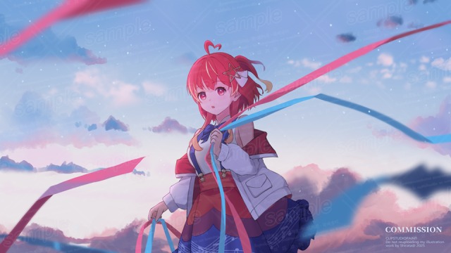 個人依頼 MV向け一枚絵