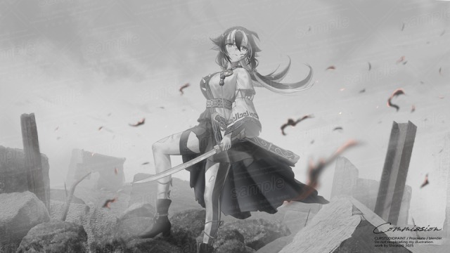 個人依頼 MV向け一枚絵