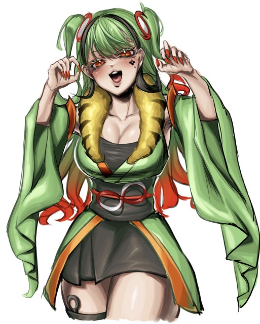 創作キャラ 手軽に厚塗り