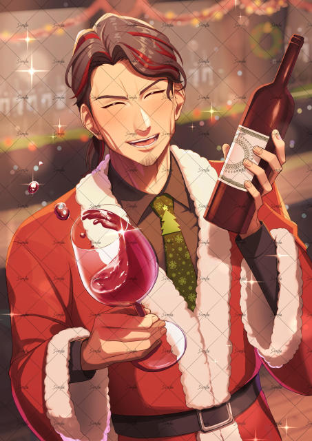 真坂マッカーサー様クリスマスイラスト