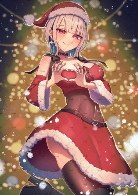 楓怜瑠那様クリスマスイラスト
