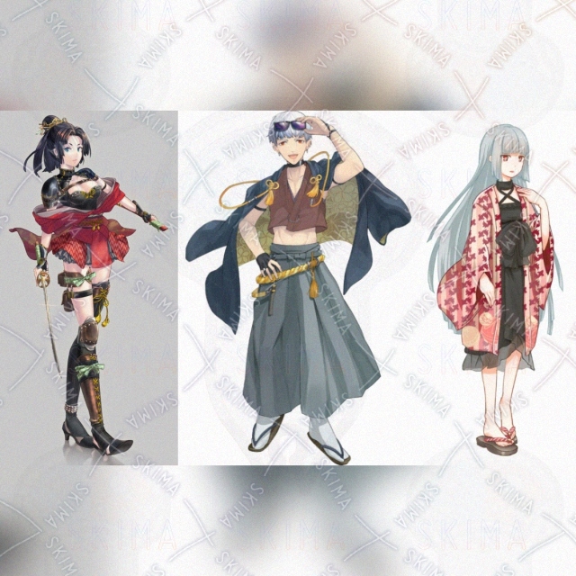 立ち絵&キャラデザ納品実績