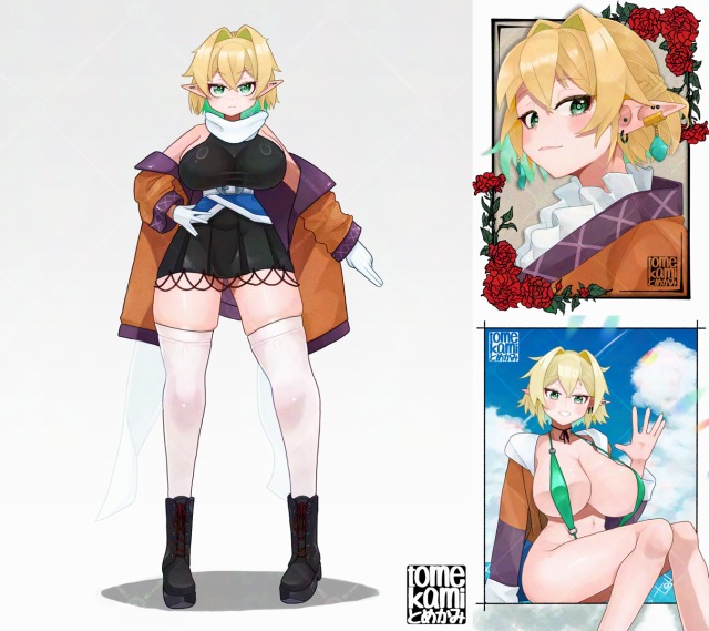 【SAMPLE】キャラクターイラスト（水橋パルスィ）