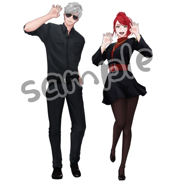 【sample】グッズイラスト