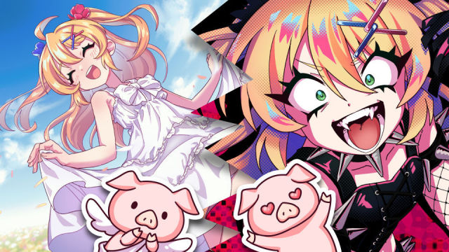 【お仕事】ギャップのある曲のMV用イラスト