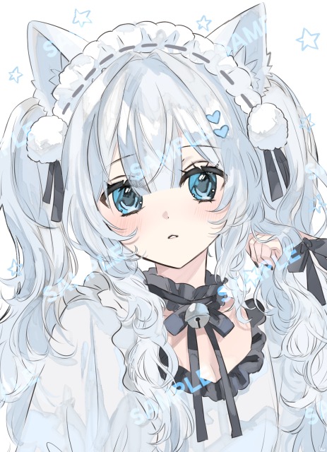 白猫女の子 オリジナル