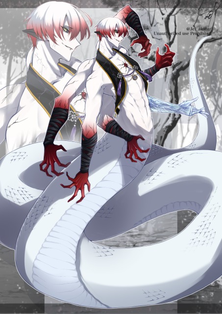 OC/立ち絵(異形さん)/ブラシ塗り