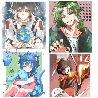 男性一枚絵まとめ