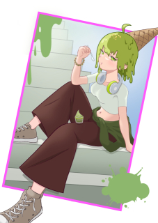 ピスタチオジェラート擬人化