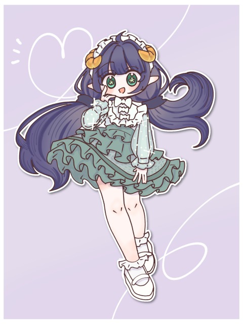 等身高めデフォルメキャラ