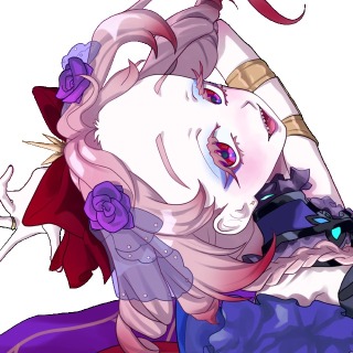 立ち絵、線画塗り