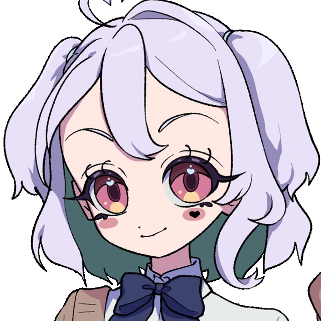 立ち絵、線画アニメ塗り