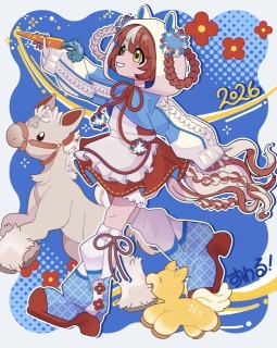 キャラクターイラスト制作例