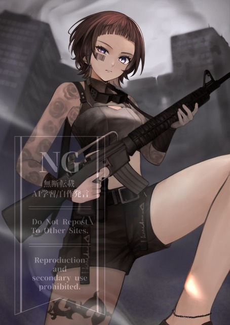 一枚絵(厚塗り)