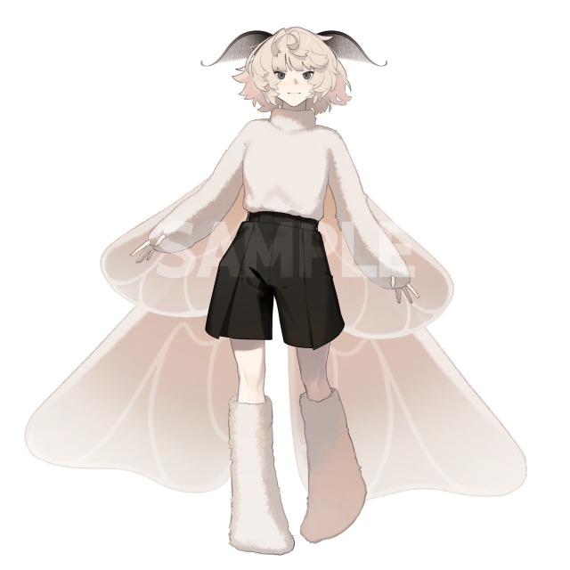 画像サンプルの一次創作のキャラクター