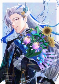 ヌヴィレット（原神　ファンアート）