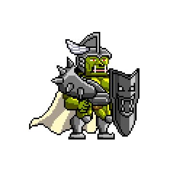 鎧を着たオーク