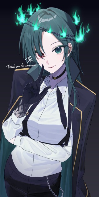 クールな女性イラスト