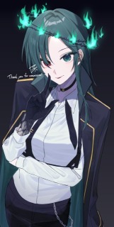 クールな女性イラスト