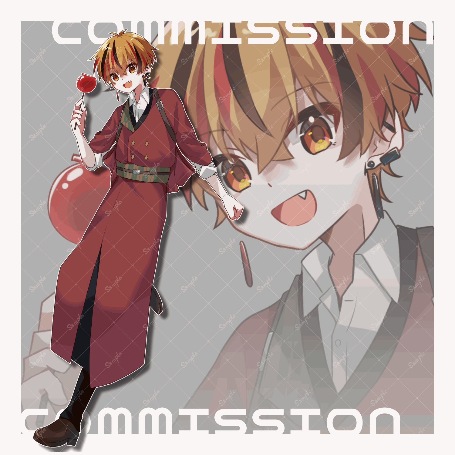 戦闘差分付き立ち絵