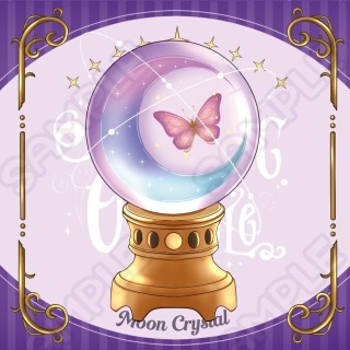 月の水晶｜小物・モチーフイラスト