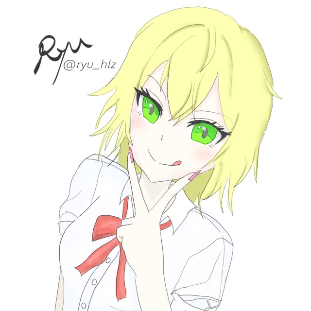 オリキャラ　あかりちゃんのアイコン