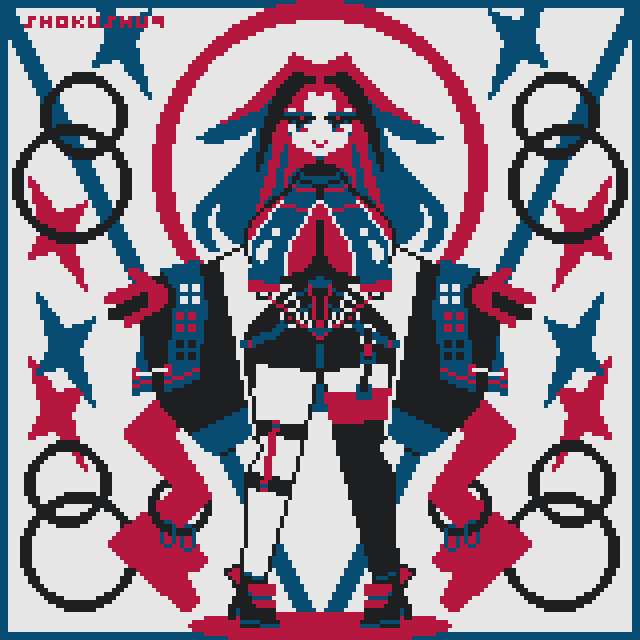 頭身高めドット絵サンプル