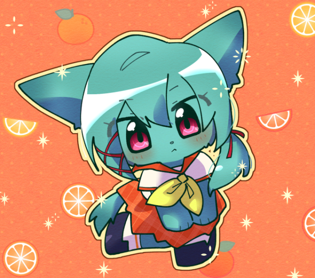 セーラー服の猫さん