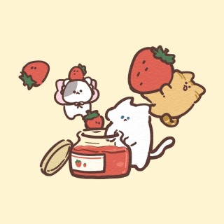 もちりねこ参考イラスト