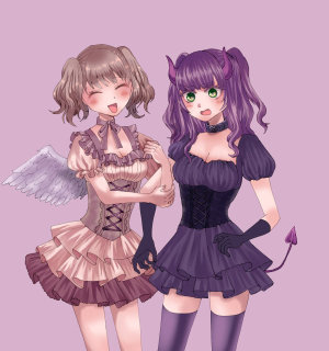 仲良し天使と悪魔