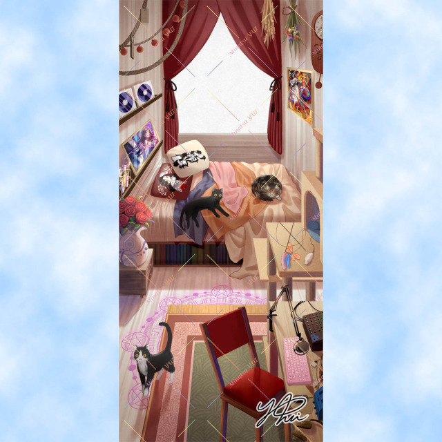 【依頼】IRIAM 配信用背景イラスト