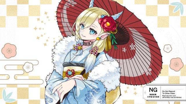 【仕事絵】青神寵様 お正月イラスト