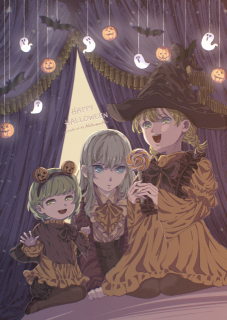 ハロウィンイラスト（創作）